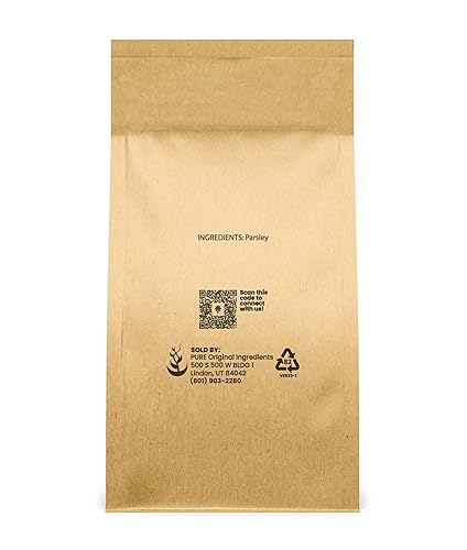 Miniatura 3 de Pure Original Ingredients Paquete de hojuelas de perejil y cebollino seco, varios tamaños, grapas de cocina, sabroso