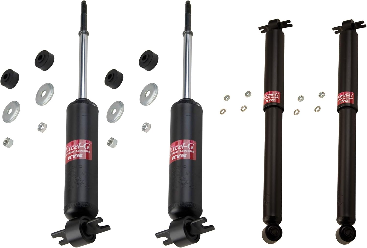 Newparts Front & Rear Shock Absorbers Kit For Buick Skylark 1974-1979 Chevy Nova 1974-1979 Pontiac Phoenix 1977-1979