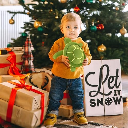 Miniatura 7 de Almohada de peluche de tortuga marina de 9.8 pulgadas