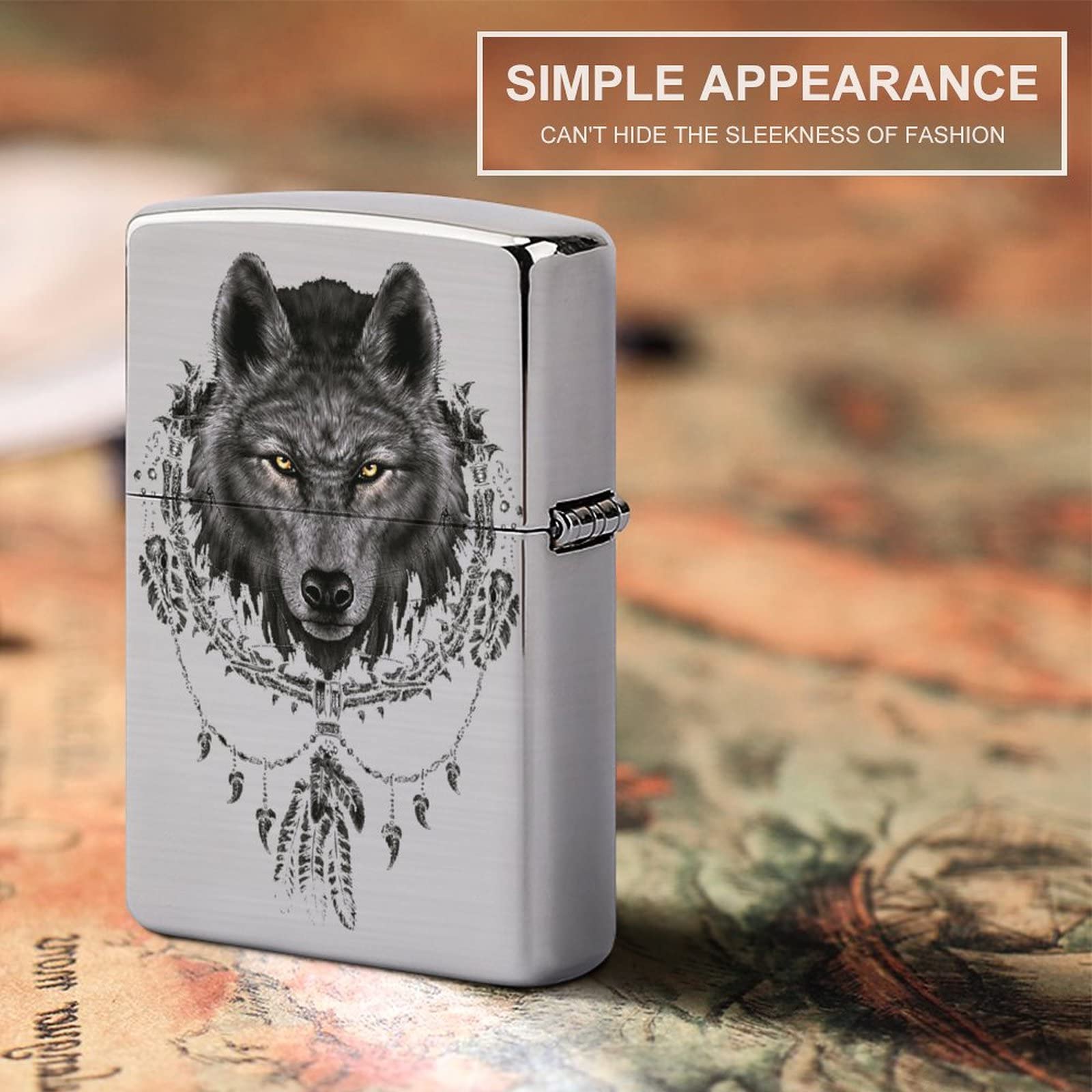zippo wind proof 狼オオカミ1993年