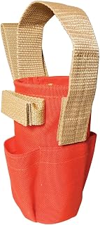 SitePro 21-PC50P Paint Can Holder with Pockets and Belt Loop, Hi-Vis Orange