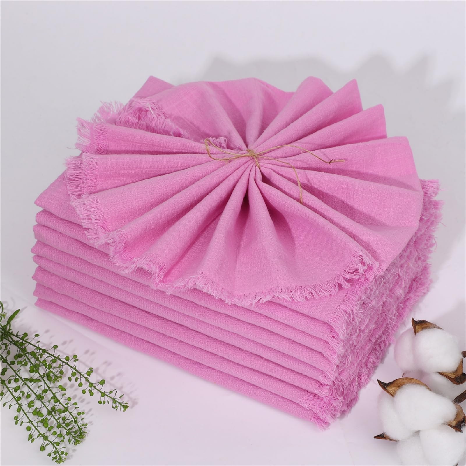 FANSU Confezione da 10/20/50 Tovaglioli Stoffa Microfibra, Tovaglioli di Stoffa da Tavola Morbido Traspirante per Decorazione da Tavolo, Matrimonio, Cena, Ristorante (50 Pezzi,Blu)