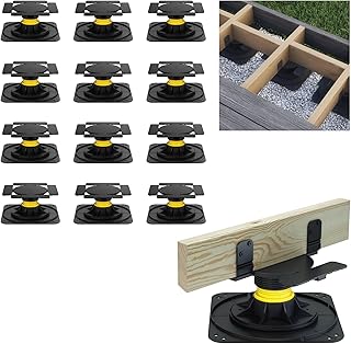 Bison Level.Up System Adjustable Deck Pedestal Joist Support Kit, 12-Pedestal Kit (7079806002)