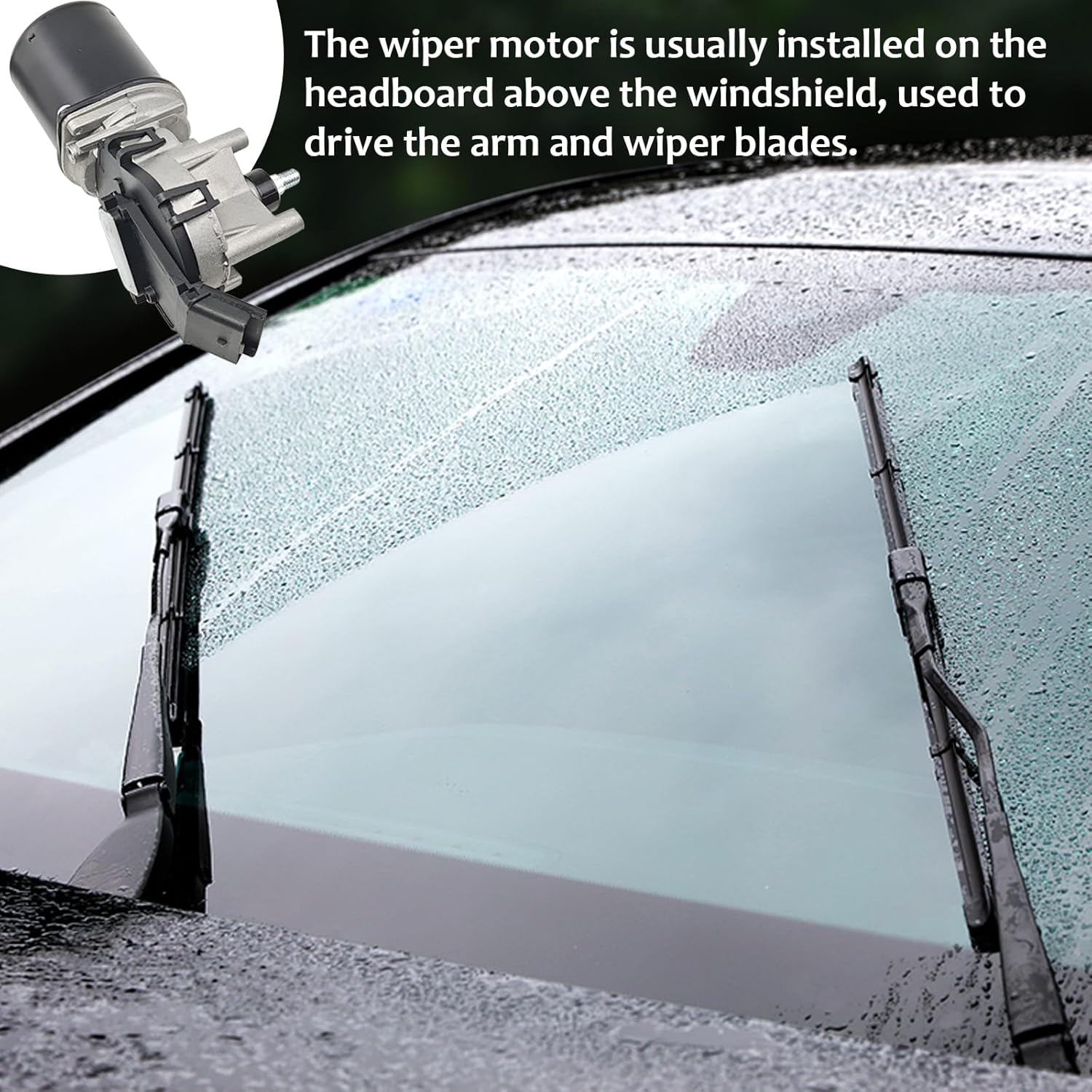 Dacia motorček stieračov v prevádzke