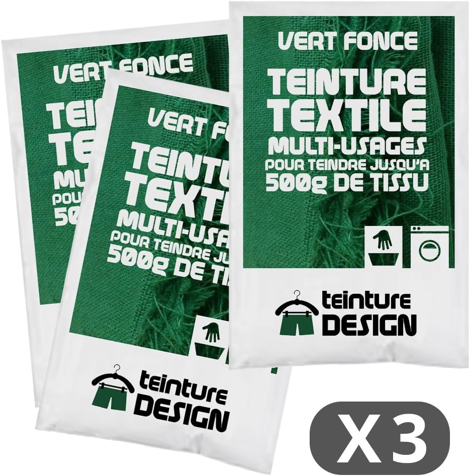 Teinture Textile IDye Jaquard Vert Émeraude – Ravivez Vos Vêtements Et Tissus Naturels Facilement