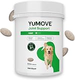 YuMOVE Joint Supplement for Dogs, Essential Dog Hip and Joint Aid, for Stiff Adult Dogs with Glucosamine, Chondroitin & Green Lipped Mussel, Aged 6 to 8 Years, 300 Tablets - 1