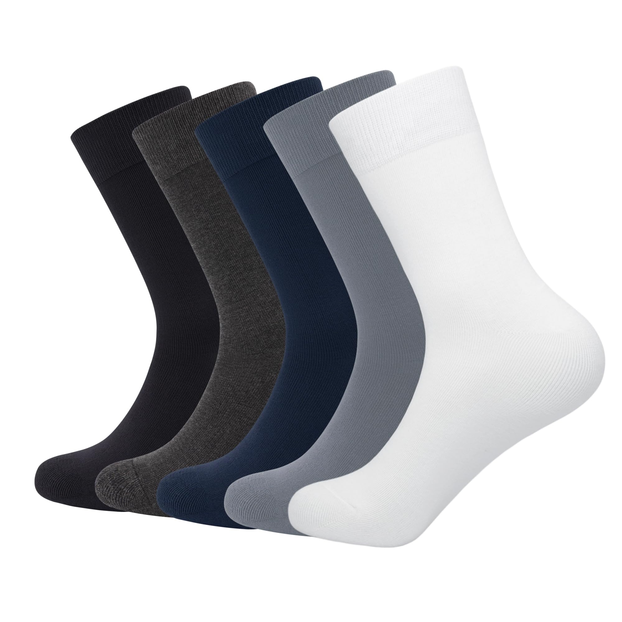 SERISIMPLE Thin Viscose Bamboo Dress Socks