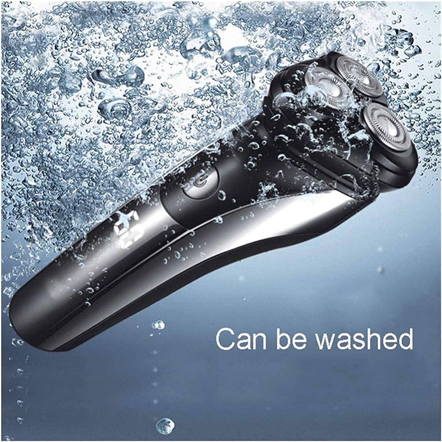 Electric Razor,Electric Shaver Razor with Pop-up Trimmer for Men Wet & Dry Rotary Shavers Rechargeable Waterproof