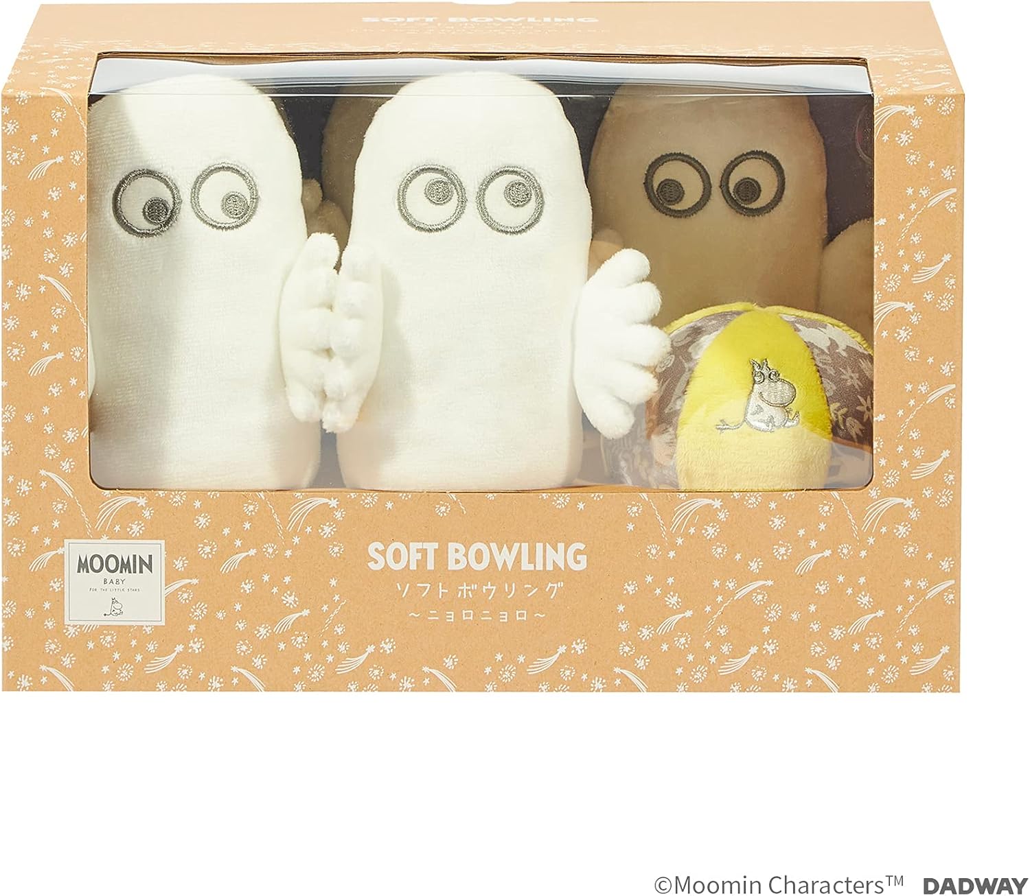 Amazon Moomin Baby ムーミンベビー ソフトボウリング ニョロニョロ Tymb ベッドメリー モビール ベビー マタニティ 通販