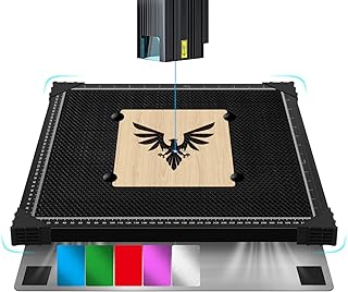 Honeycomb Working Table, 400X400x22mm Honeycomb Laser Bed with Aluminum Plate and Engraving Blanks, Honeycomb Working Panel for xTool D1 and Most Laser Cutter and Engraver, Laser Engraver Accessories