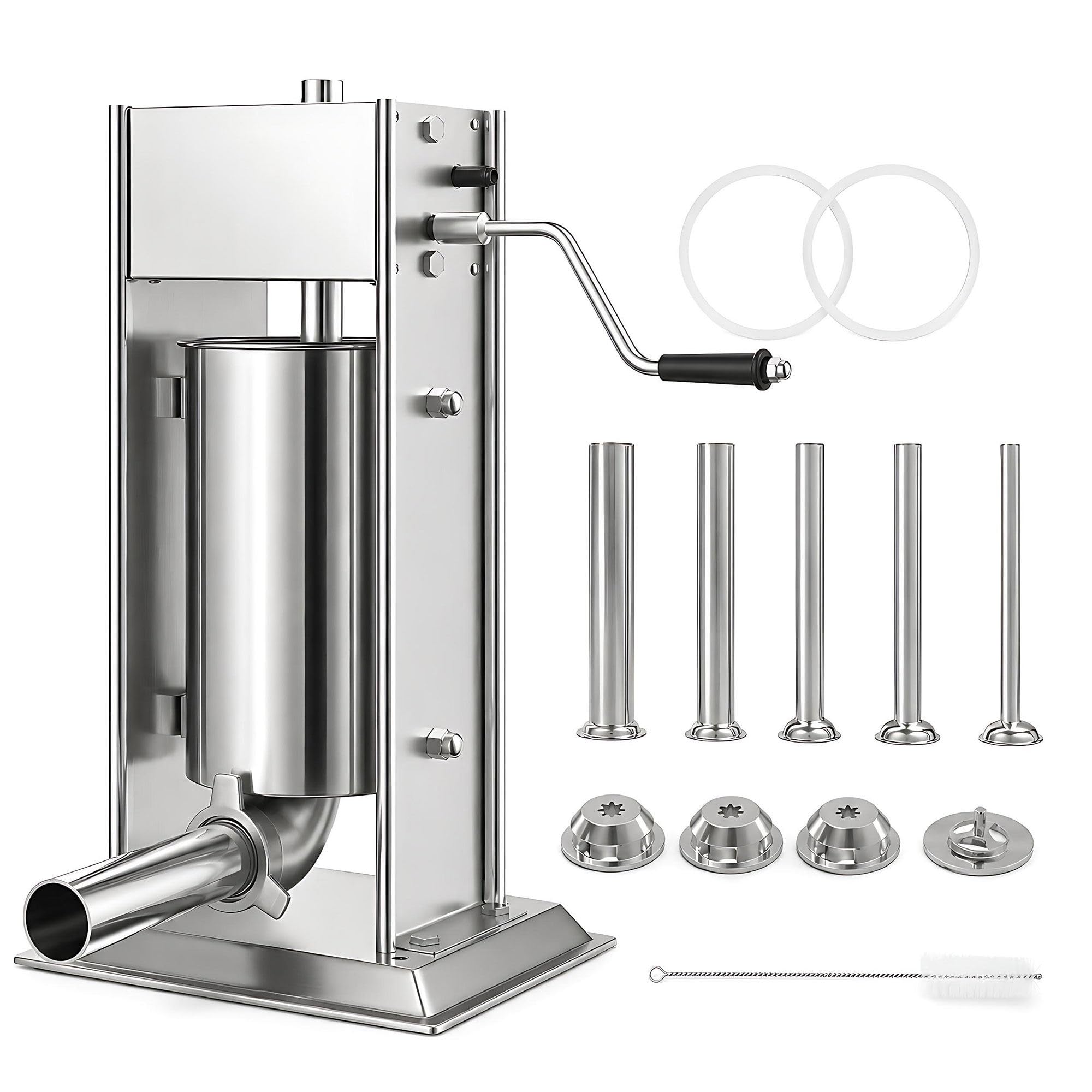 Liuyunfeigl Multicolor 3L/5L/7L Sausage Stuffer And Churro Machine Combo 11Lb~5L