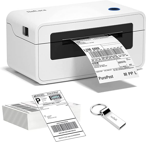 Shipping Lable Printer 4x6 Printer with Lables 100 Pcs