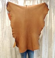 Vista 2 de Piel de ciervo de bellota curtida real – Native Crafts 5-6 pies cuadrados (2-3 onzas)