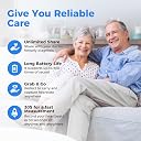 OVIIN Portable Heart Rate Monitor, Wireless Home Use Heart Rhythm Tracker, Heart Monitoring Devices,Smartphone App Compatible with iOS/Android gallery image