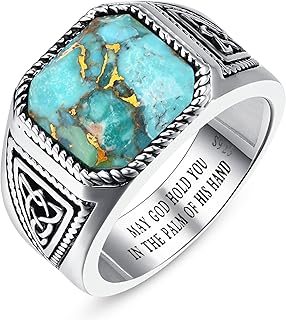 Turquoise Rings For Men Picks collage image 3