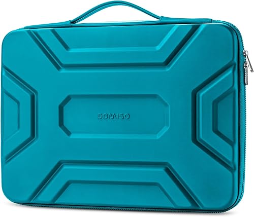 Miniatura 10 de DOMISO Funda para laptop de 17 pulgadas con asa, a prueba de golpes, funda protectora de EVA impermeable para laptop HP Dell Asus de 17.3 pulgadas,