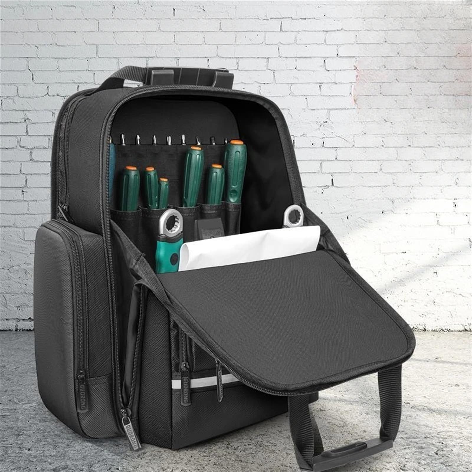 Bolsas De Herramientas Profesionales, Organizador, Mochila, Accesorios For Electricistas, Bolsa Viaje, Caja, Almacenamiento, Suministros Carpintería(Lock head style)