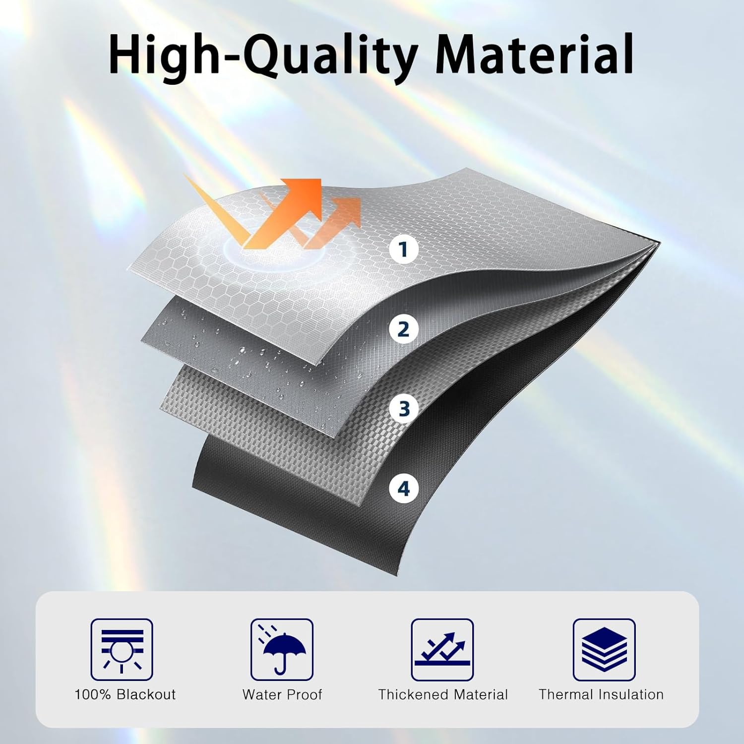 Magnetic Blackout Window Cover Blinds No Drill Cut to Size Portable Black Out Curtains Self Adhesive Stick on Temporary Shades for Bedroom Nursery Windows Doors (1, Black, 24" W x 71" H)