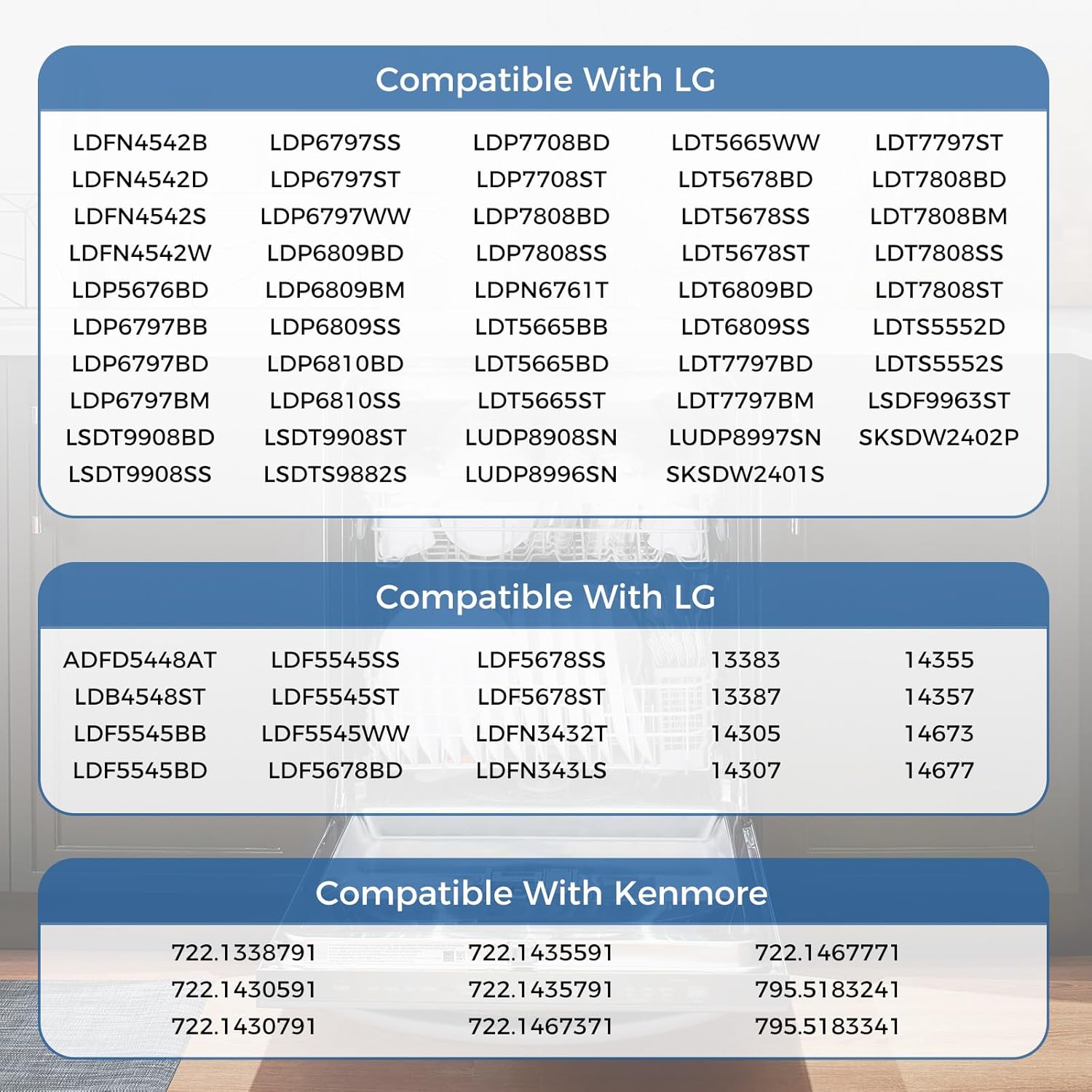 AEM74333101 AEM74333104 Dishwasher Drain Hose Assembly for LG Kenmore Dishwasher, Dishwasher Drain Hose Compatible with LDT5665ST LDF5545ST LDT7797ST LDFN3432T LDFN4542S LDP6810BD