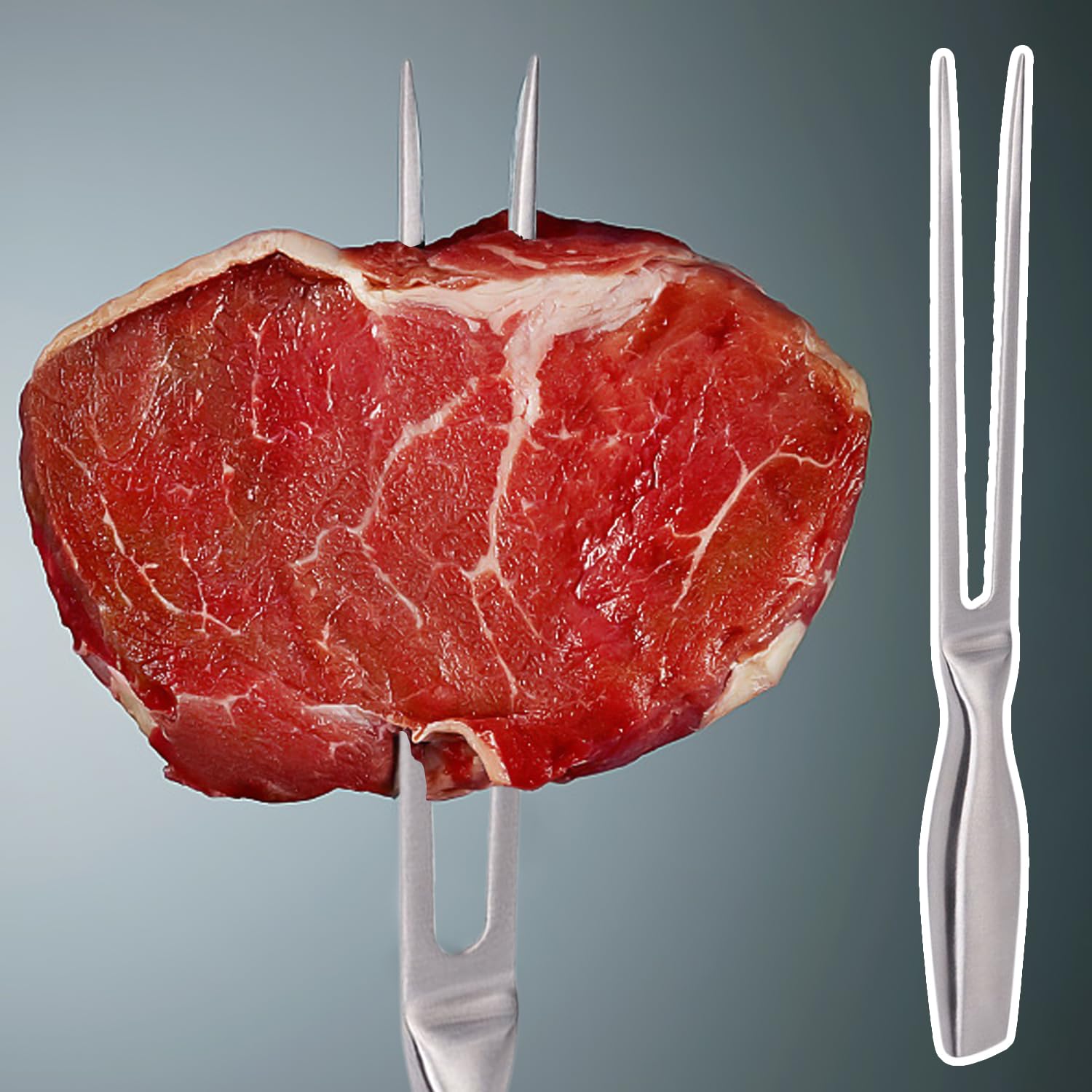 1 Pezzo Di Forchetta Per Grill E 2 Pezzi Di Spazzola Ad Olio, Forchetta Grill Fatta In Acciaio Inossidabile, Strumento Di Cottura, Forchetta Per Alimenti, Forcella Per Permanente Grill