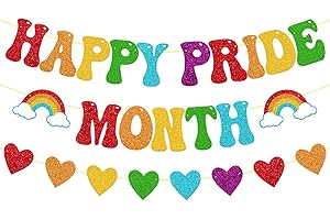 Happy Pride Month Banner LGBTQ+ Decoration