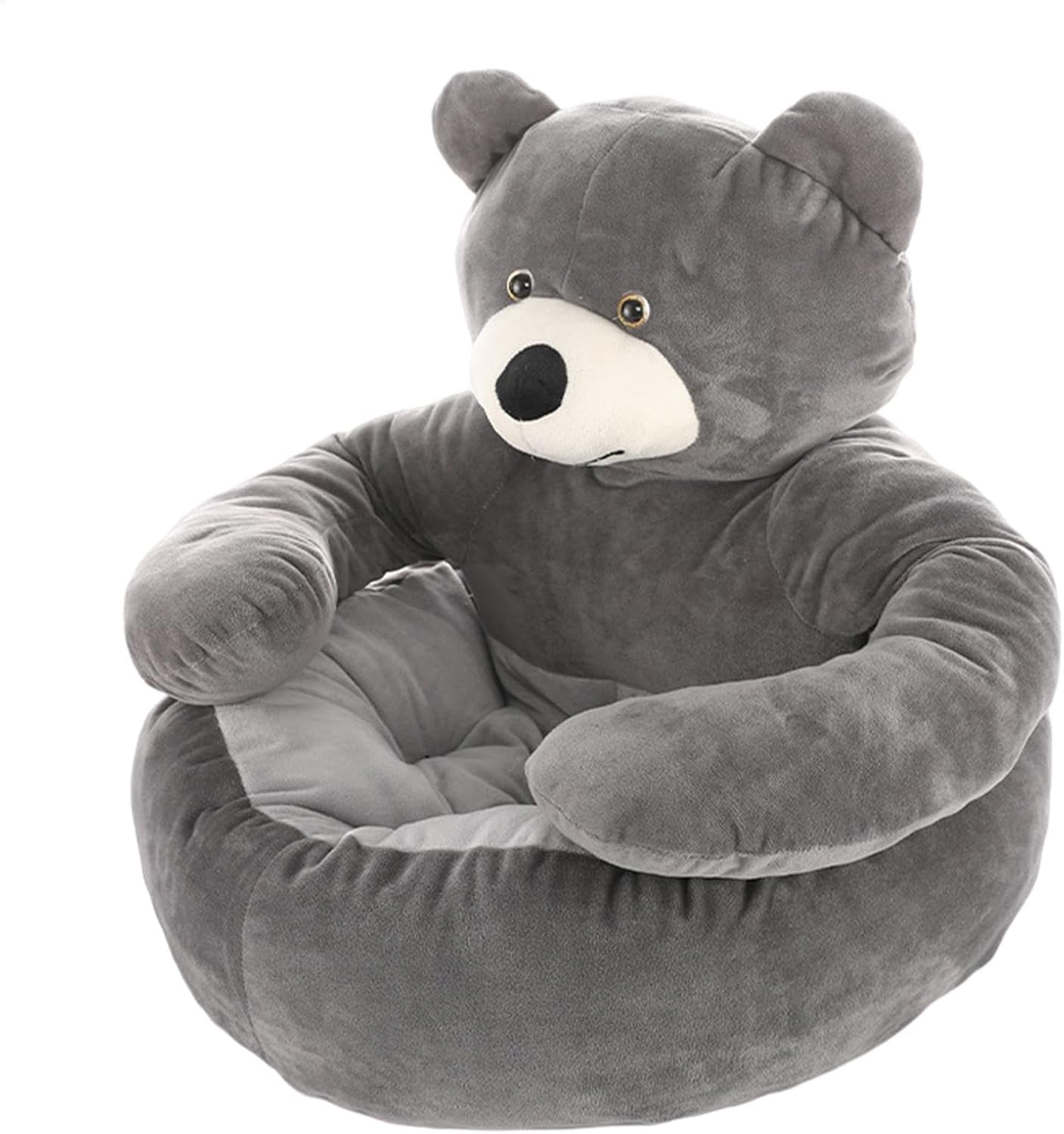 Plush Pet Bed Dogs - Bear Hug Dog Bed, Super Soft Pet BedCute Cuddler Bear Cat Sleeping Mat | Comfortable Plush Dog Crate Bed Washable Pet Cushion with Non Slip Bottom for Outdoor Indoor Pet Dogs Cats