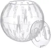 TOYANDONA Bola De Exercício Hamster Bola De Corrida Plástico Transparente 3.9 Polegadas Hamsters Anões Acessórios Gaiolas Pequenos Animais Estimação