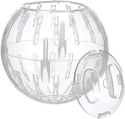 TOYANDONA Bola De Exercício Hamster Bola De Corrida Plástico Transparente 3.9 Polegadas Hamsters Anões Acessórios Gaiolas Pequenos Animais Estimação