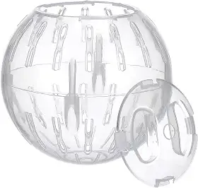 TOYANDONA Bola De Exercício Hamster Bola De Corrida Plástico Transparente 3.9 Polegadas Hamsters Anões Acessórios Gaiolas Pequenos Animais Estimação