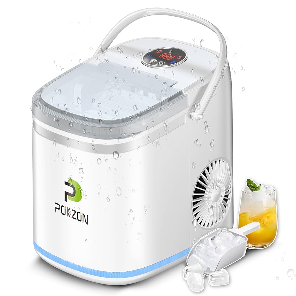 美品Pokzonポータブル製氷機 家庭用製氷機 小型製氷機 自動製氷 Amazon.co.jp: 【国内アフ1ターサービス】製氷機 小型製氷機