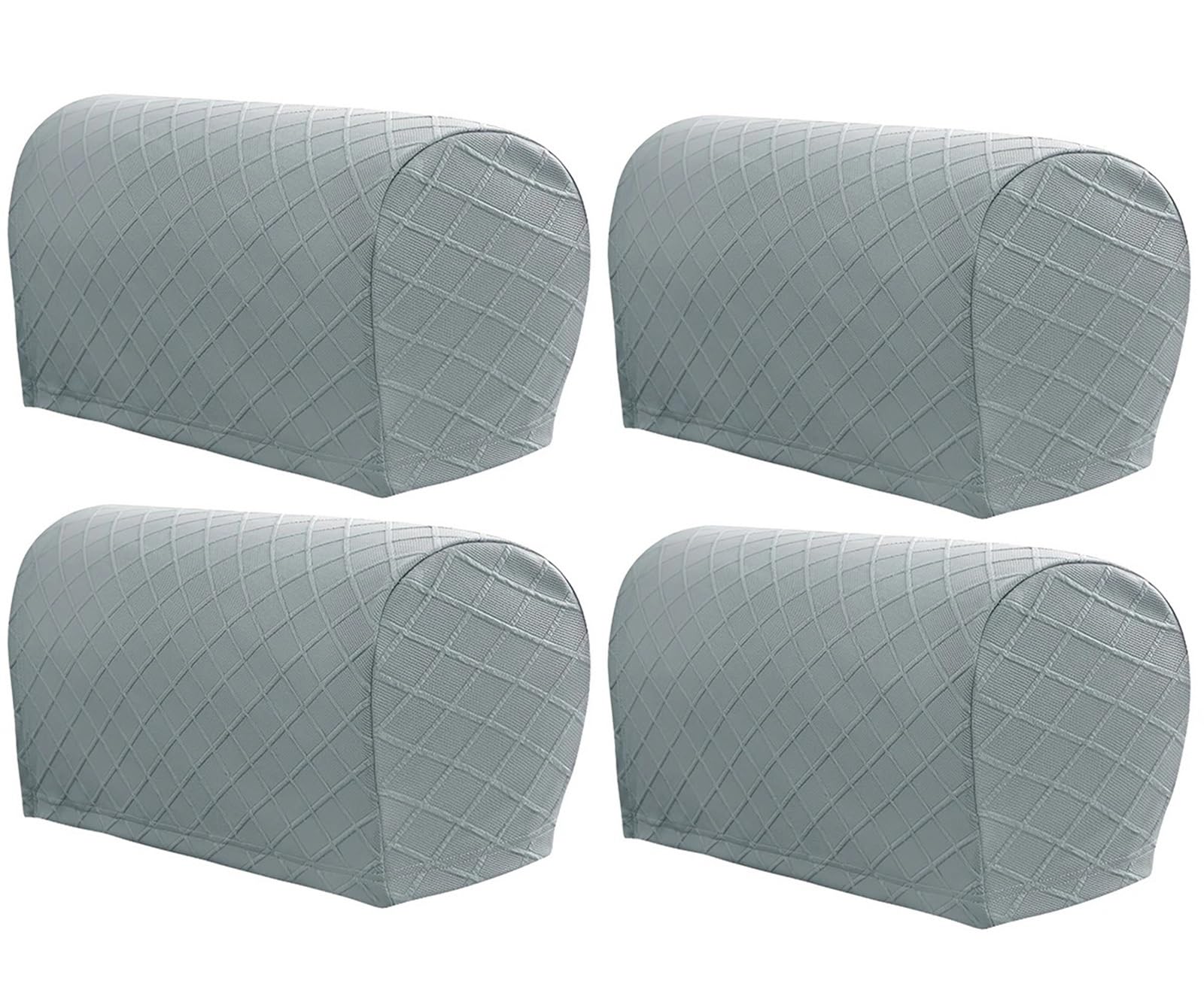 SFOIKVG Arm Covers 4Pcs Stretch Armrest Covers Breathable For Chairs Couch Armchair Slipcovers For Recliner Sofa for Sofa Chair(Grey 4pcs)