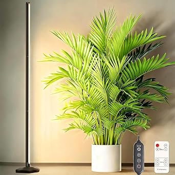 165cm Vertical Grow Lights for Indoor Plants 48W, 6000K, 336 LEDs Full Spectrum LED Standing Plant Lights with Timer and 10 Level Dimmable Plant Growing Lamp for Greenhouse with Hanging Accessory [Energy Class F]