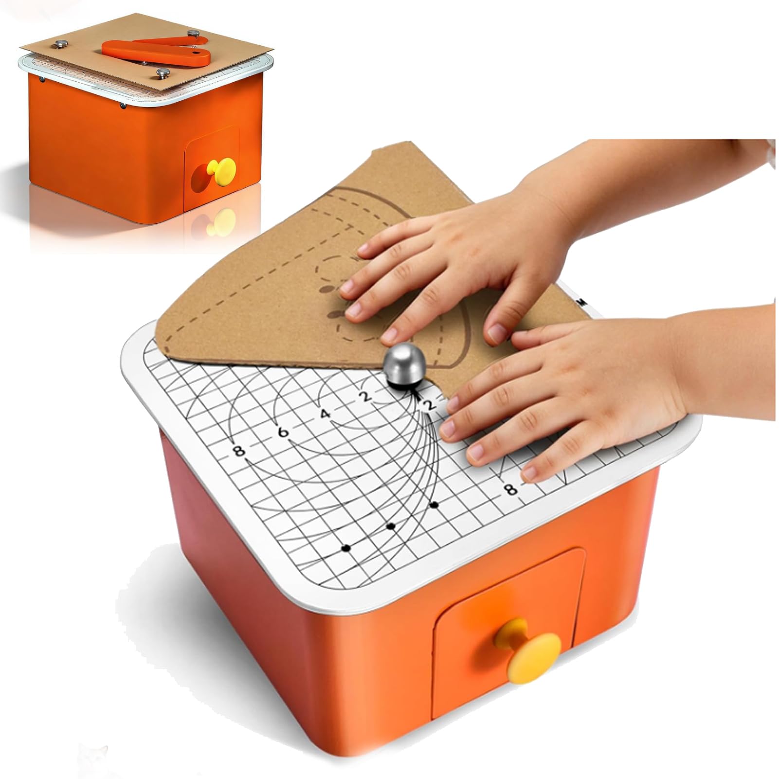 Taglierina Elettrica per Cartone a Prova Di Bambino Fai Da Te Upcycling Di Carta, Strumento Educativo Creativo per Bambini E Bambine Dai 5 Anni, Taglio Cartone, Tessuto E Pelle