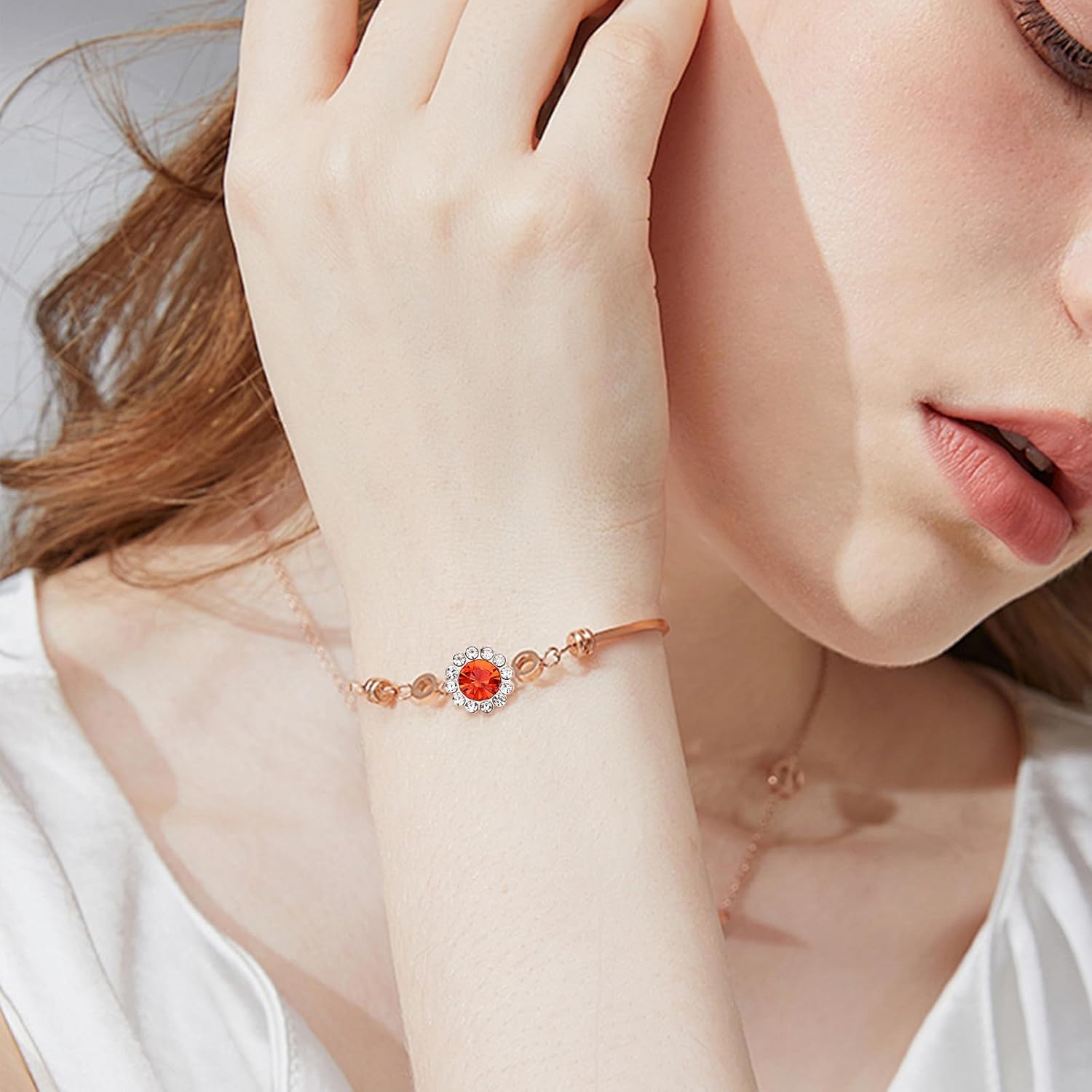 100 Pcs 12MM Sew on Rhinestones Mixed Colors Crystal Glass Metal Base Flower Shape,Flatback Rhinestones for Crafting,Sewing Accessories for Clothes and Shoes - Image 6