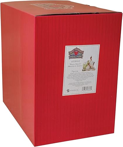 Miniatura 8 de Enesco Disney Traditions by Jim Shore White Woodland - Figura de Tiana con Louie, 7.5 pulgadas, multicolor