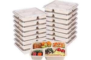 JAYEEY Plant Fiber Disposable Plates