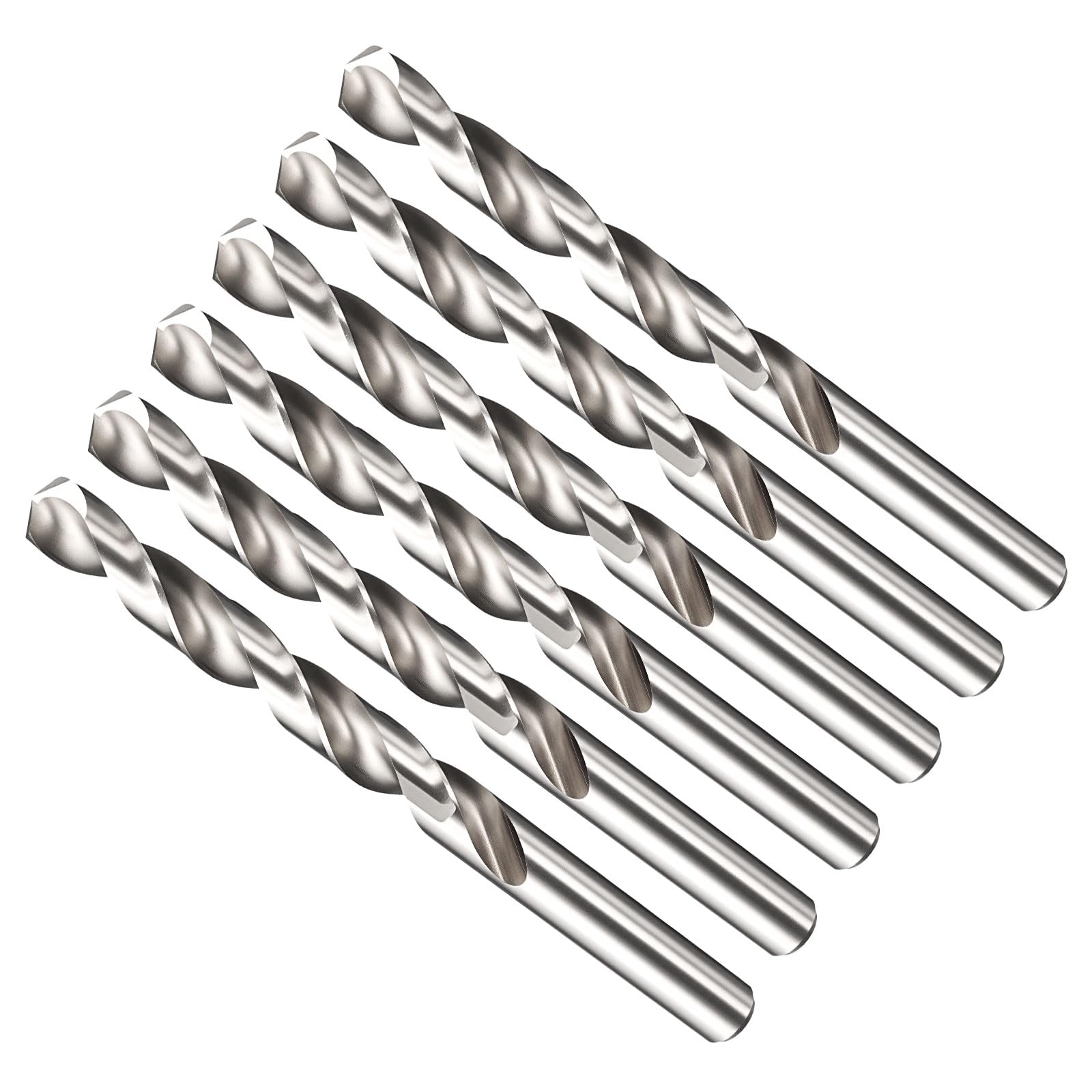 METALLIXITY 11mm Drill Bit Straight Shank 4241 HSS Uncoated (Bright), 6pcs