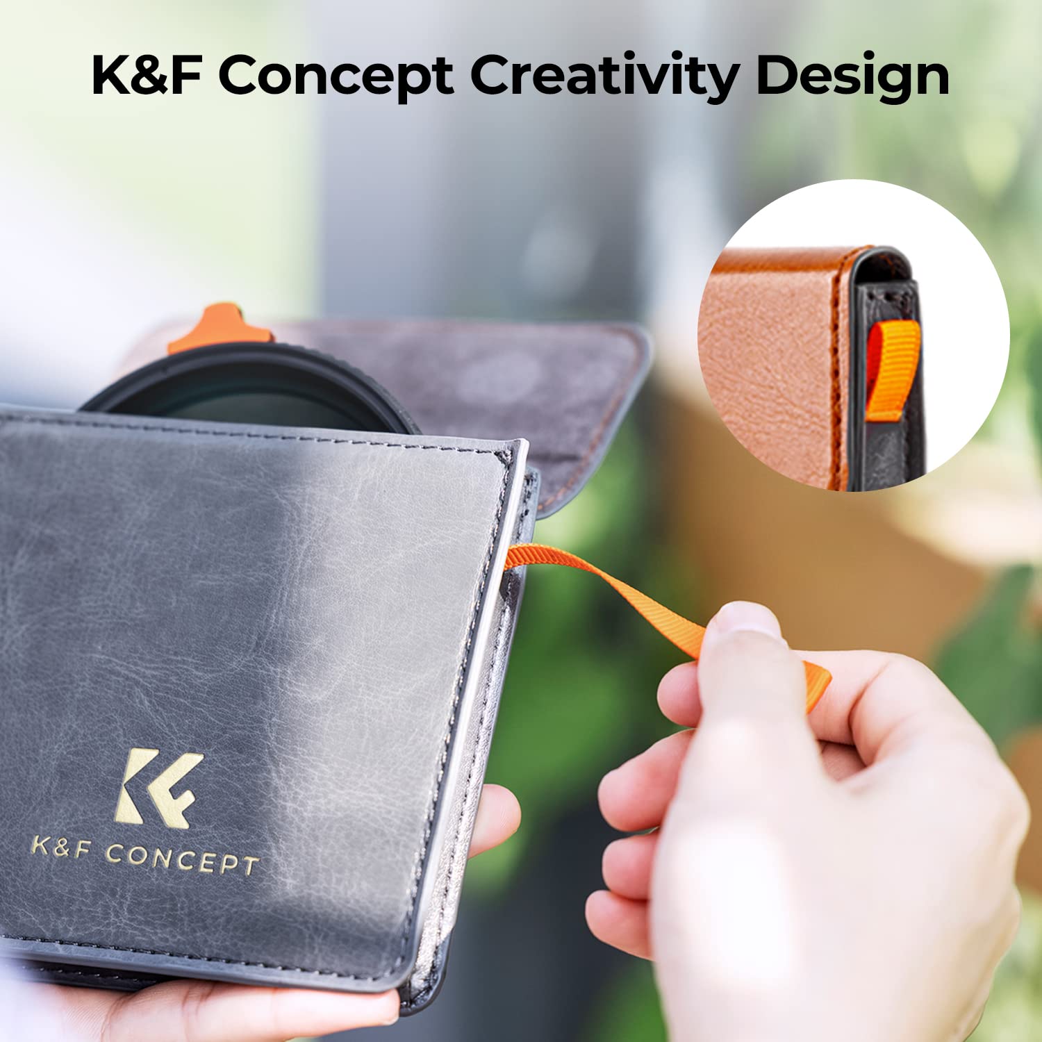 K&F CONCEPT Filtr 55 mm Black Mist 1/4 i zmienny ND2-ND400 filtr wielofunkcyjny 2 w 1 (seria Nano Xcel)