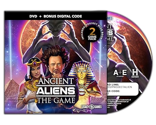 Miniatura 2 de Alien Simulation Games for PC Ancient Aliens and Project Blue Book, 2 Game DVD Pack + Digital Download Codes (PC)