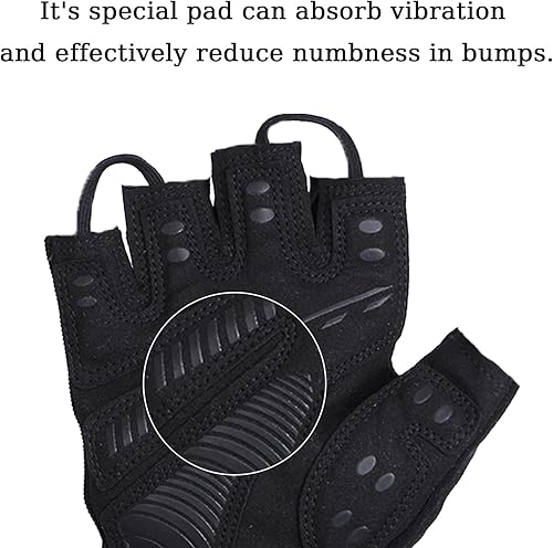 Miniatura 4 de Guantes de entrenamiento para hombres y mujeres, guantes de ejercicio para levantamiento de pesas, protección completa de la palma, para