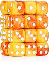 Vista 22 de 36 de paquete de dados de 12 mm de lado de 6 caras MINI, juego de dados de colores translúcidos, dados de 6 caras de colores estándar para Tenzi