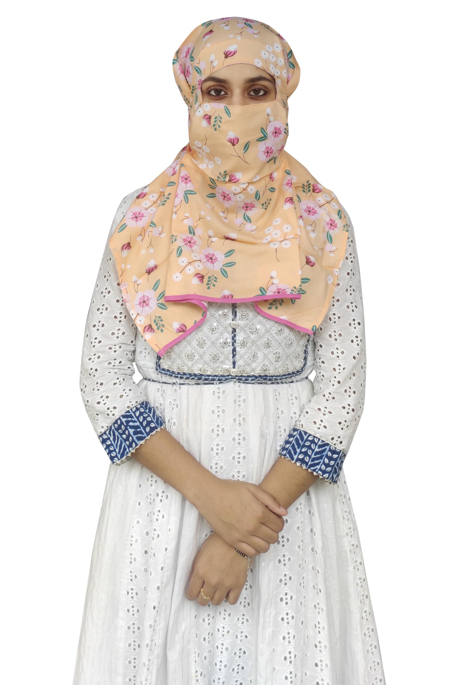 Switchon Rayon Mill dye Innovative scarf Hijab for Women with closer Hook and Loop Tape size adjustable -Scoty Scarf