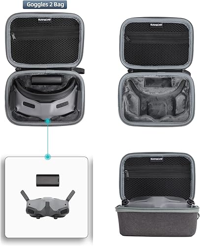 Miniatura 3 de Avata Bolsa de transporte para DJI Avata Goggles 2 Motion Controller Case Cover FPV Drone RC Accesorios de control remoto Protección rígida