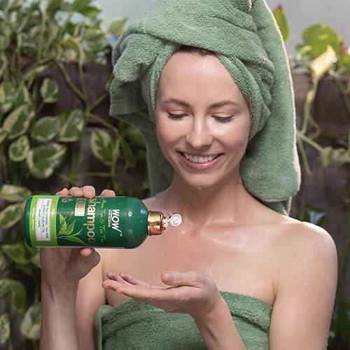 Miniatura 6 de WOW Skin Science - Champú para árbol de té verde y té - Clarificante anticaspa antiadelgazante desintoxicación y exfoliación del cuero cabelludo