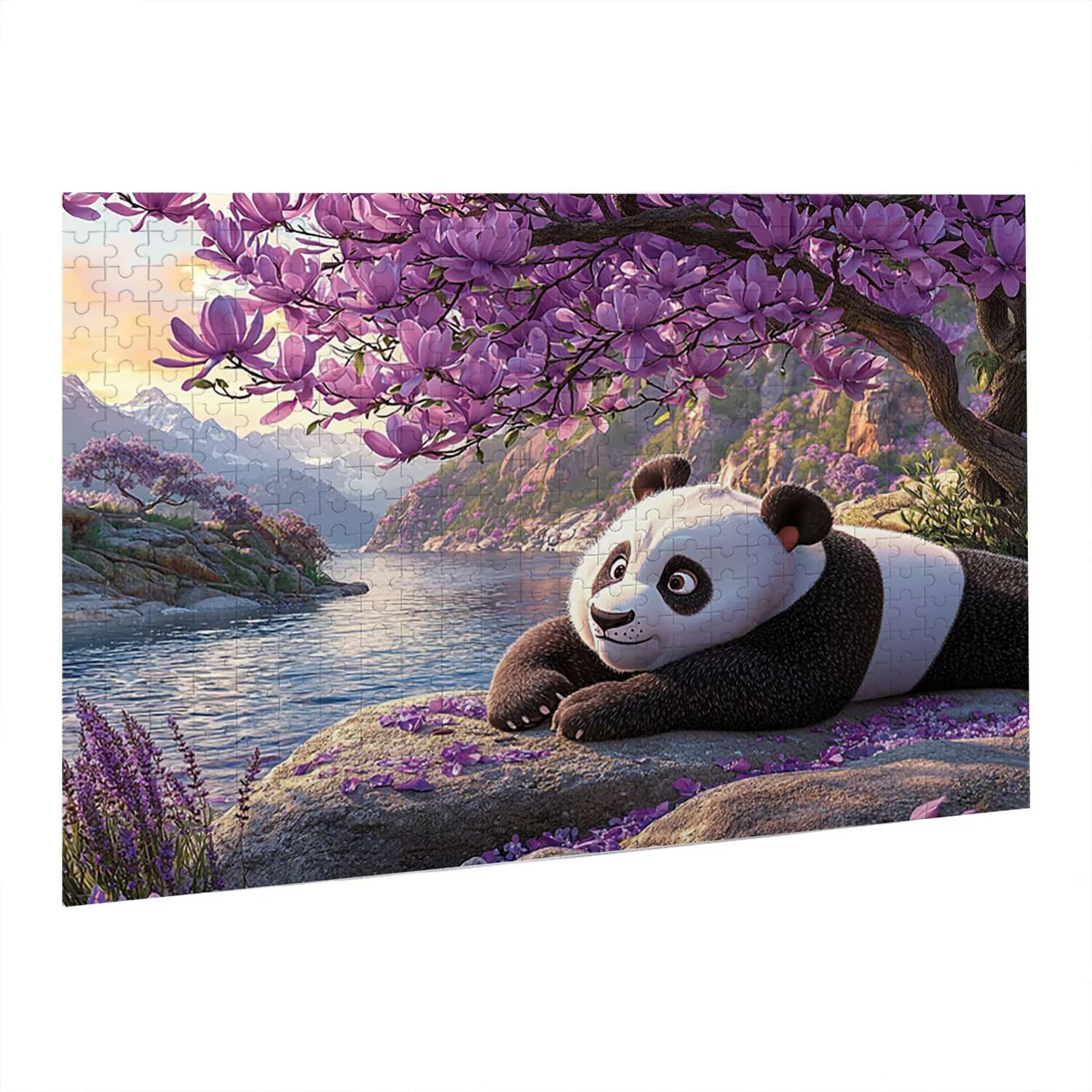 Jigsaw Puzzle, 5000 Pezzi Puzzle Classici, Carino Puzzle Rilassamento Intelligence, Mpossibile Difficile Puzzle Impegnativo per Adulti Puzzle Gioco Familiare, Regalo per Amore Amico Panda fr0-463