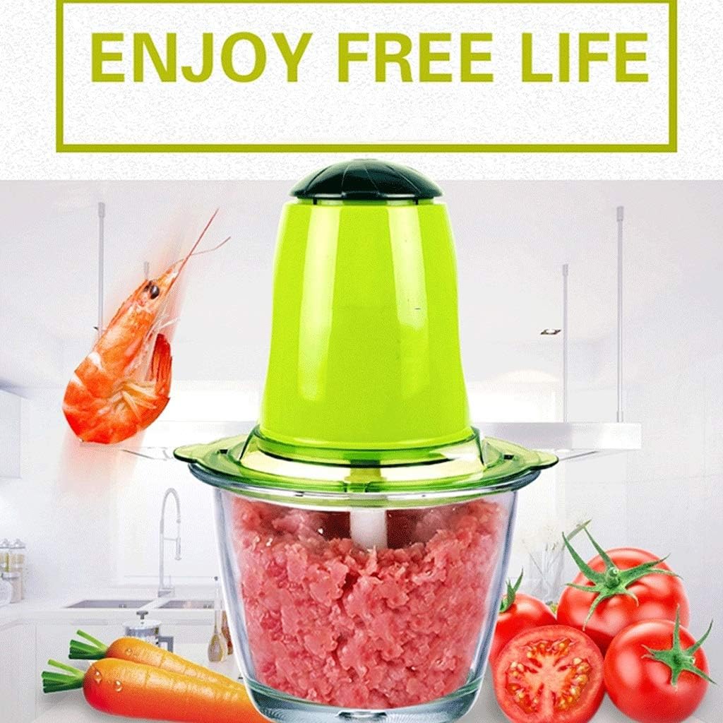 Food Chopper Electric Mini Meat Grinder with Blades and Cup Capacity Vegetable Processor for Onion Nuts and Fruit