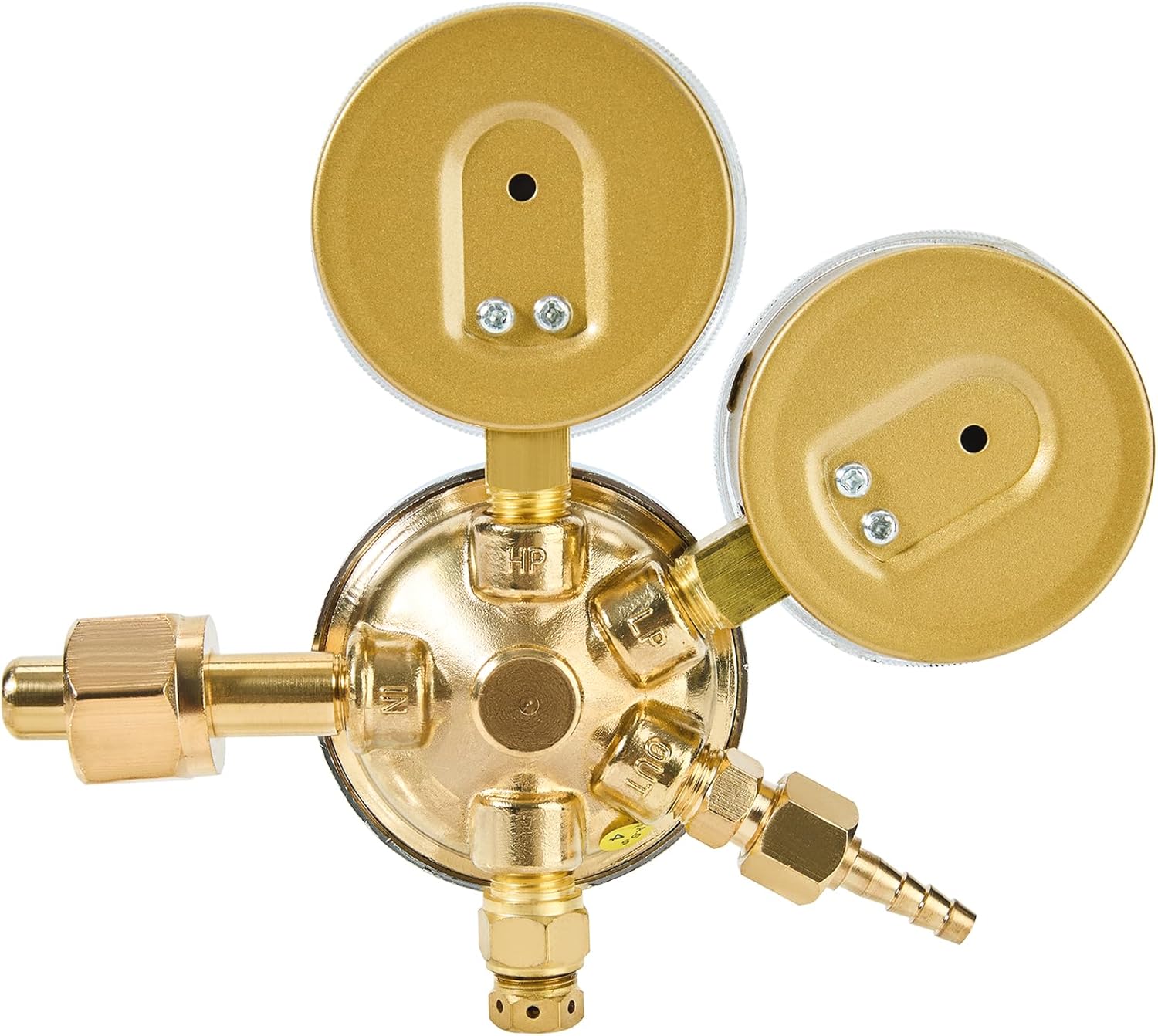 Heavy Duty Oxygen Regulator, Large Tank Gauge Cutting Torch Regulator Outlet 0-200PSI Inlet 0-4000PSI CGA 540