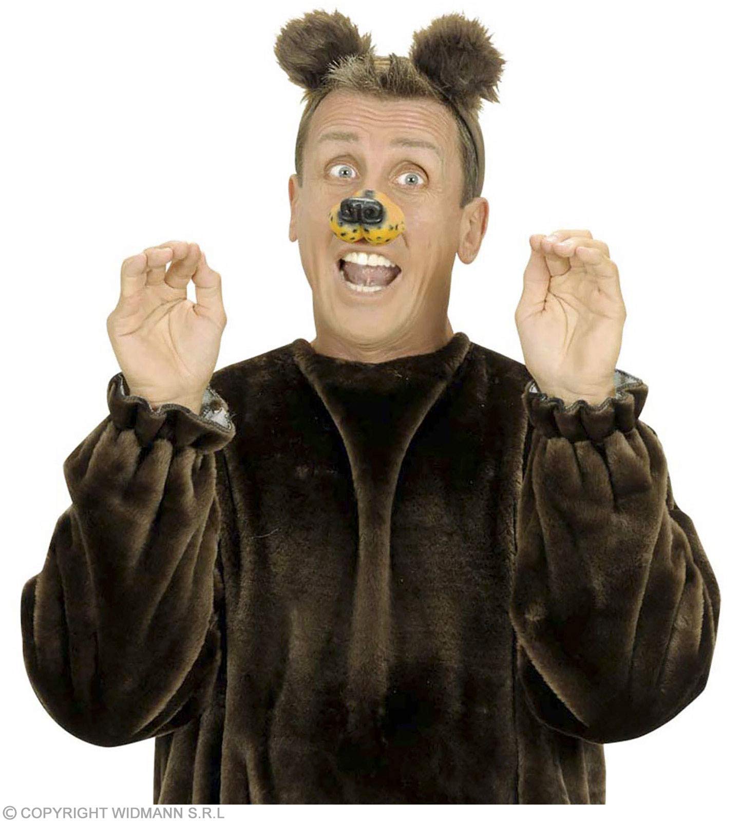 Plush Bear Ears Accessory for Animal Fancy Dress, Braun - Image 4