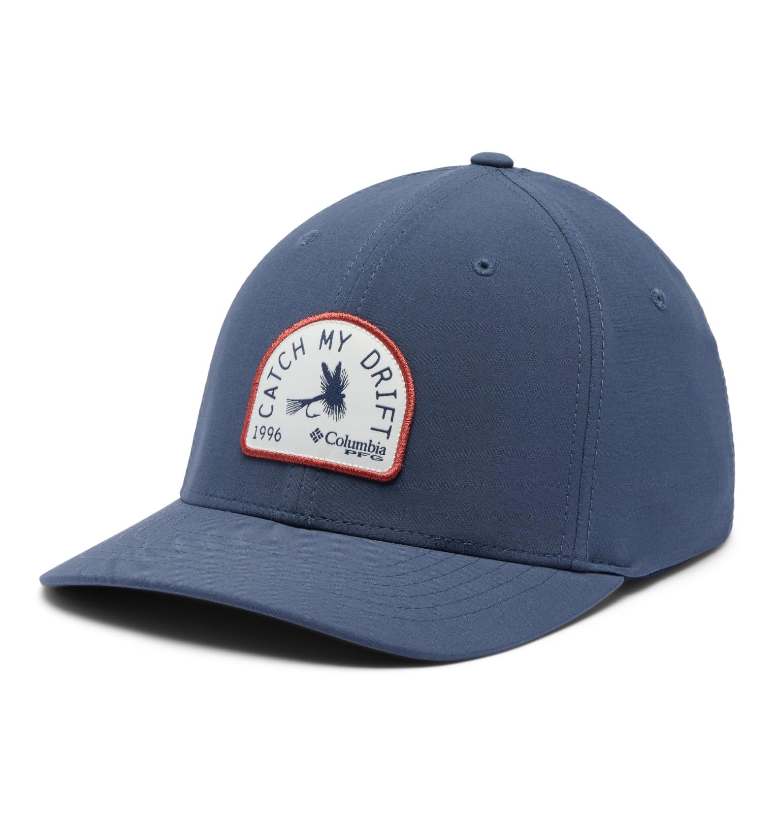 Columbia Unisex's PFG Uncharted Ball Cap, Nocturnal/Cool Grey/Catch My Drift, X-Large