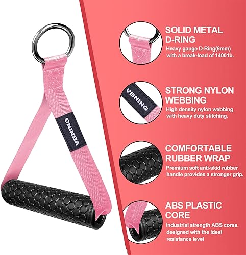 Miniatura 10 de Correas de tobillo para máquinas de cable y asas de ejercicio equipo de fitness de repuesto para entrenador de fuerza. Accesorios de gimnasio para